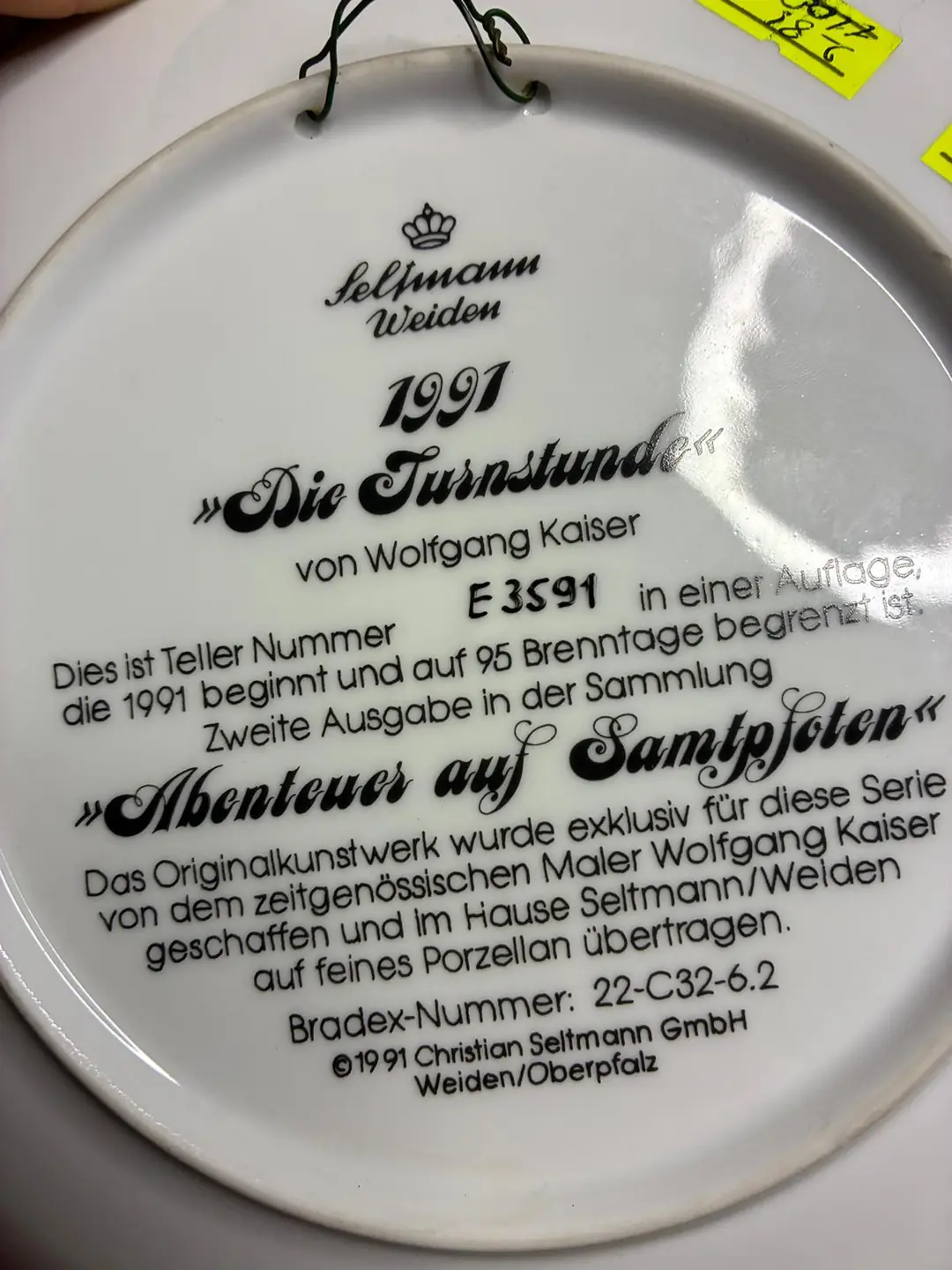 Alman Sanat Porseleni – Seltmann Weiden | Wolfgang Kaiser Koleksiyonu