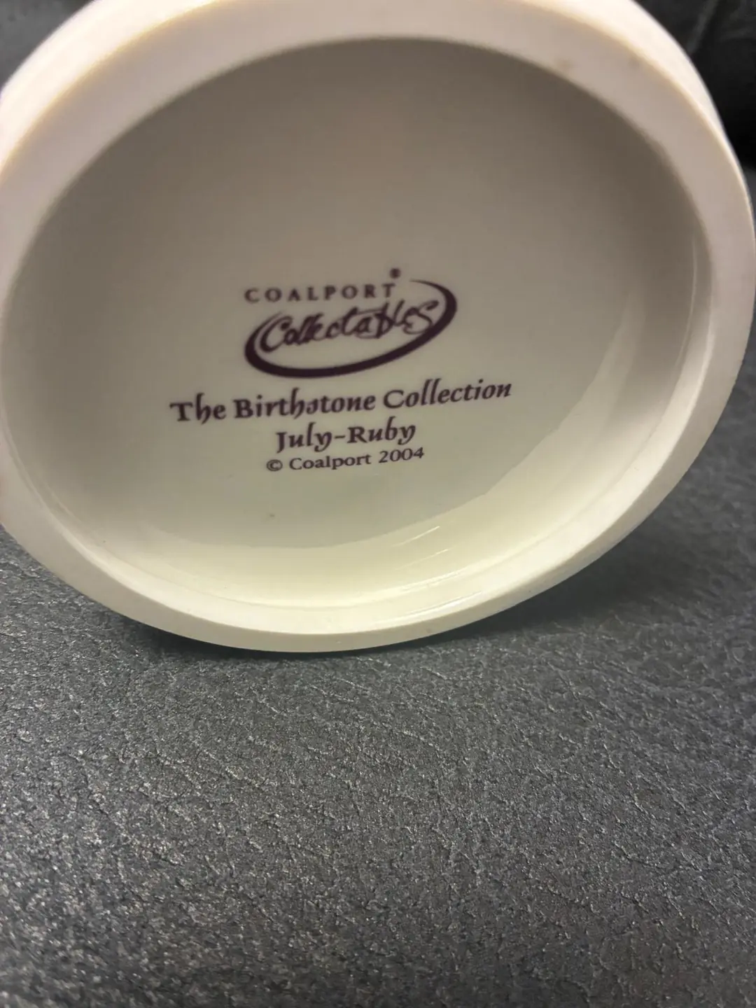 Coalport Birthstone Collection – July Ruby – 2004 İngiliz Porselen Lady