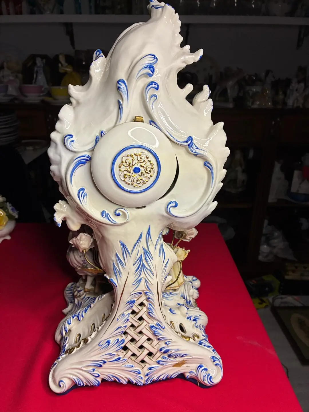 Fabris Rococo Stil Porselen Saat