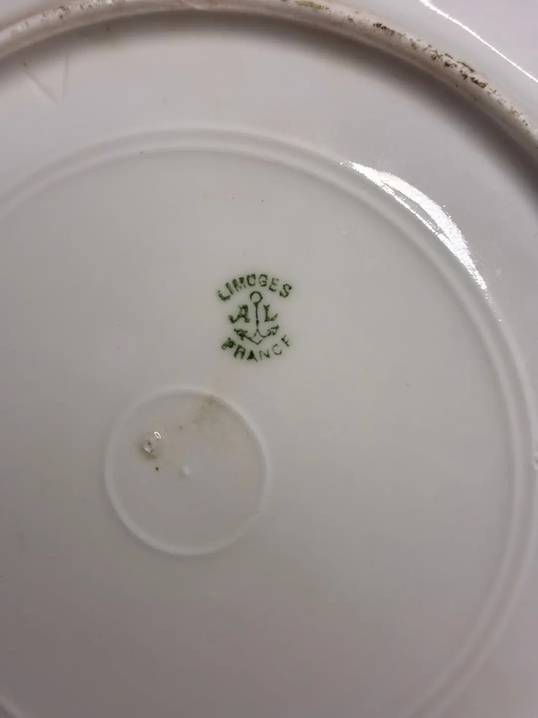 Limoges Fransa El Boyama Duvar Tabağı – 20. yy Başları