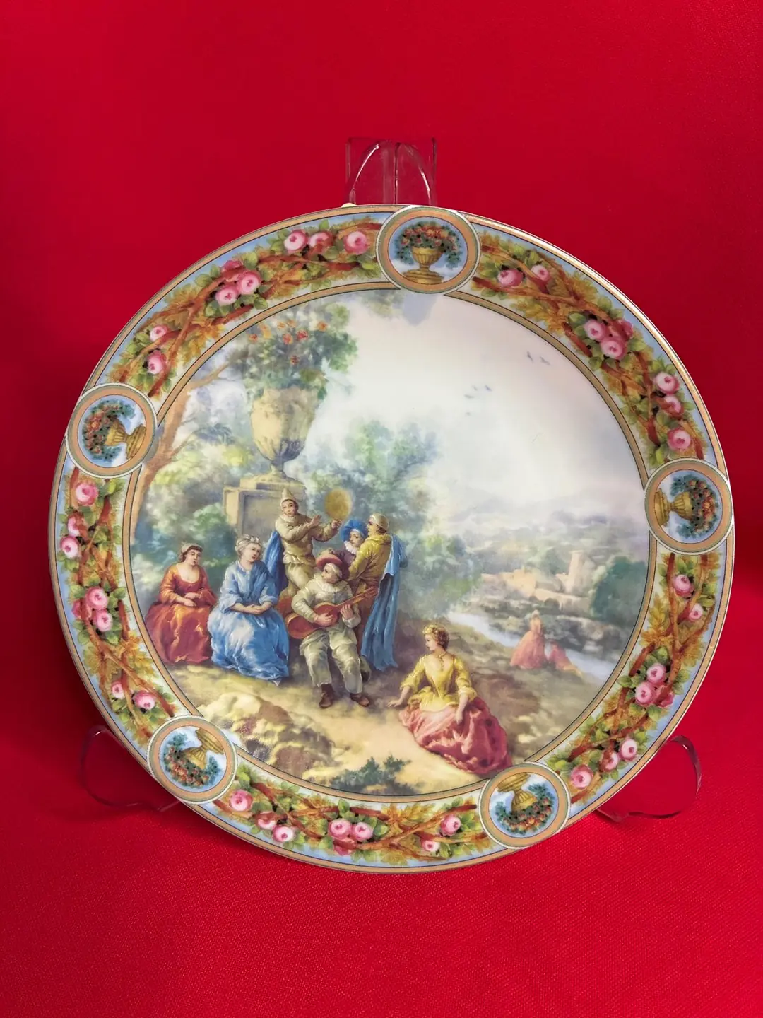Romance Serisi – Limoges Fransa Üretimi Dekoratif Duvar Tabakları (20. yy)
