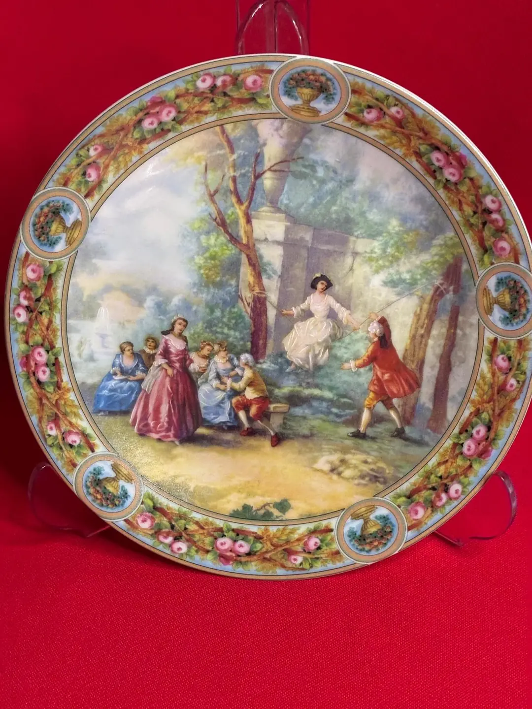 Romance Serisi – Limoges Fransa Üretimi Dekoratif Duvar Tabakları (20. yy)