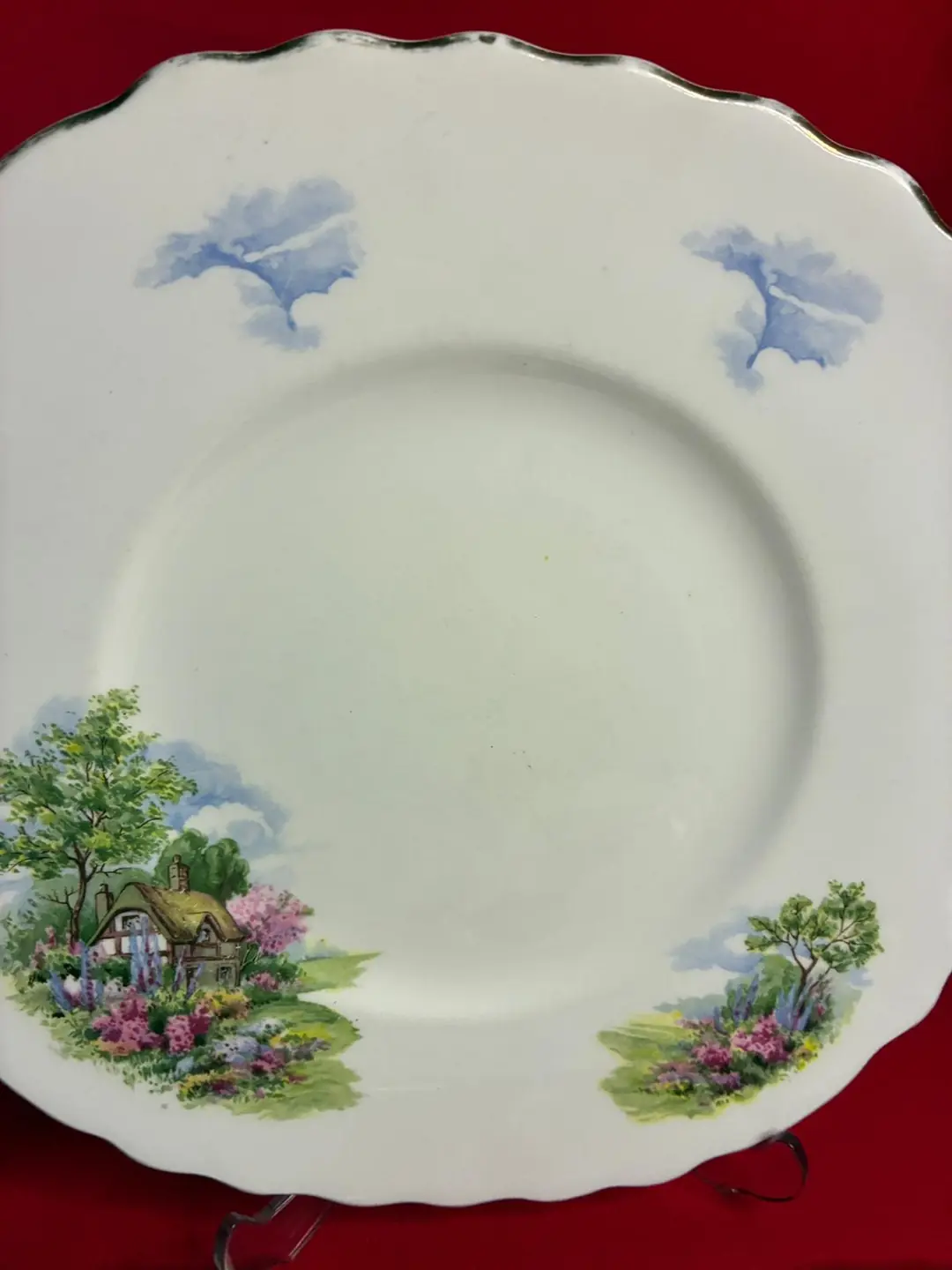 Royal Vale İngiliz Bone China Servis ve Pasta Tabağı Seti