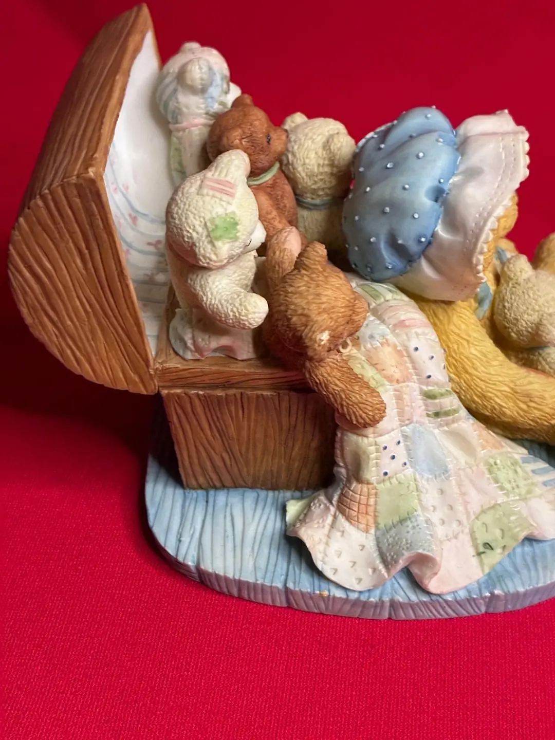 (Teddies) Enesco Cherished Teddies Tasha 1996 Limited Edition Ayıcık Ailesi Figürü